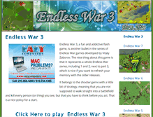 Tablet Screenshot of endlesswar3.net